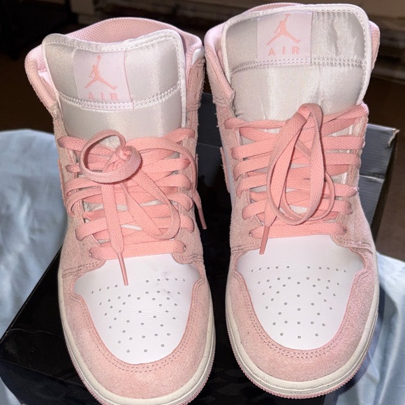 Jordan Other - Jordan High Top Sneakers in Pink and White